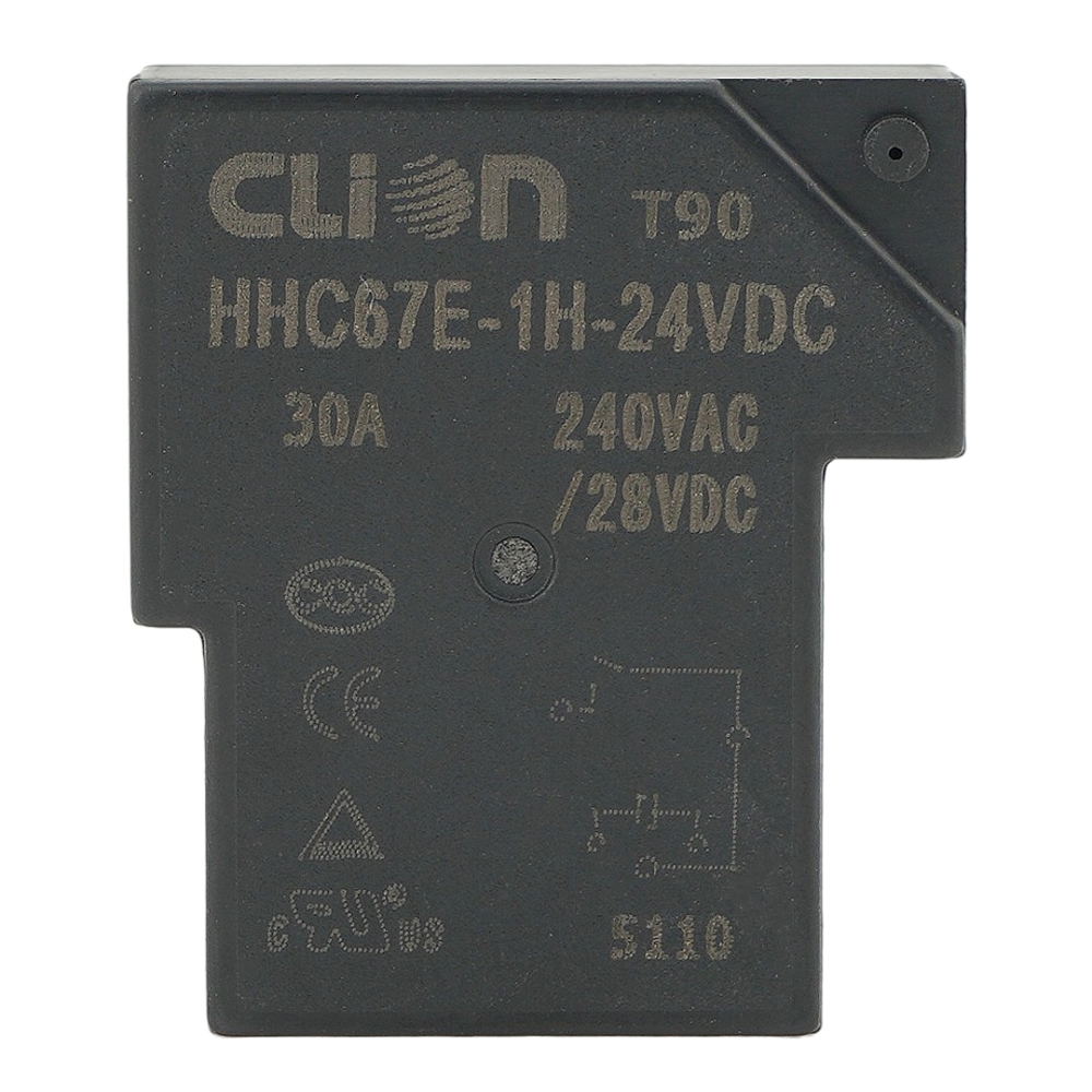 Clion HHC67E-1H-24VDC Power Relay 30A 240VAC/28VDC 5Pins