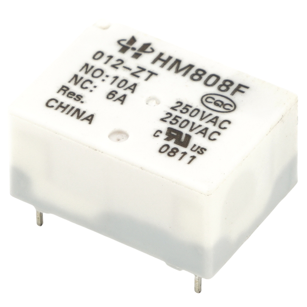 HONGFA HM808F 012-ZT Power Relay 10A/6A 250VAC 5Pins
