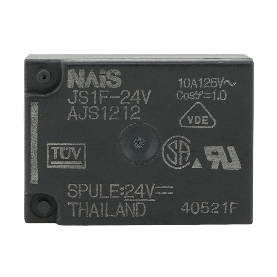 NAIS JS1F-24V AJS1212 General Purpose Relay SPDT (1 Form C) 10A 24VDC Coil Through Hole