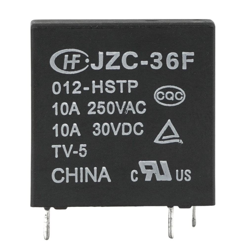 HONGFA JZC-36F 012-HSTP Power Relay 10A 250VAC 4Pins