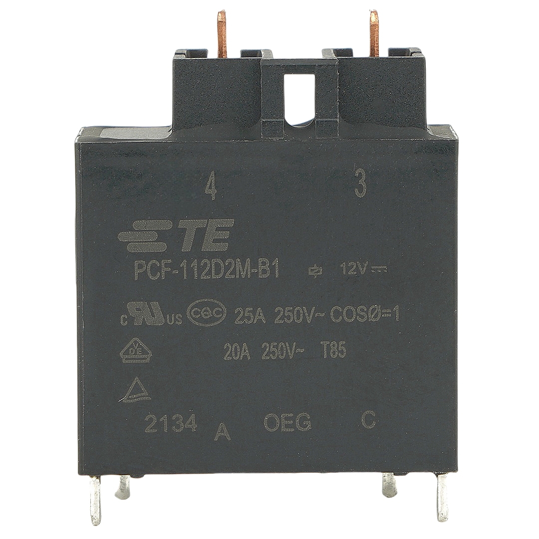 TE Connectivity PCF-112D2M-B1 General Purpose Relay SPST-NO (1 Form A) 12VDC Coil Through Hole