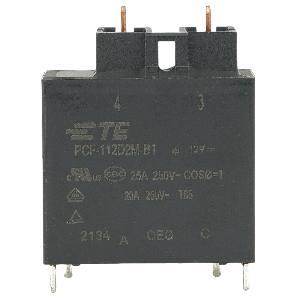 TE Connectivity PCF-112D2M-B1 General Purpose Relay SPST-NO (1 Form A) 12VDC Coil Through Hole