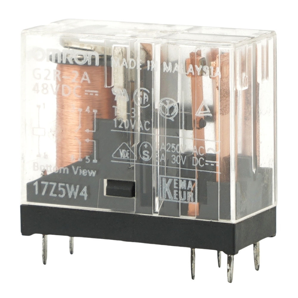 OMRON G2R-2A 48VDC Power Relay 5A 250VAC 6Pins
