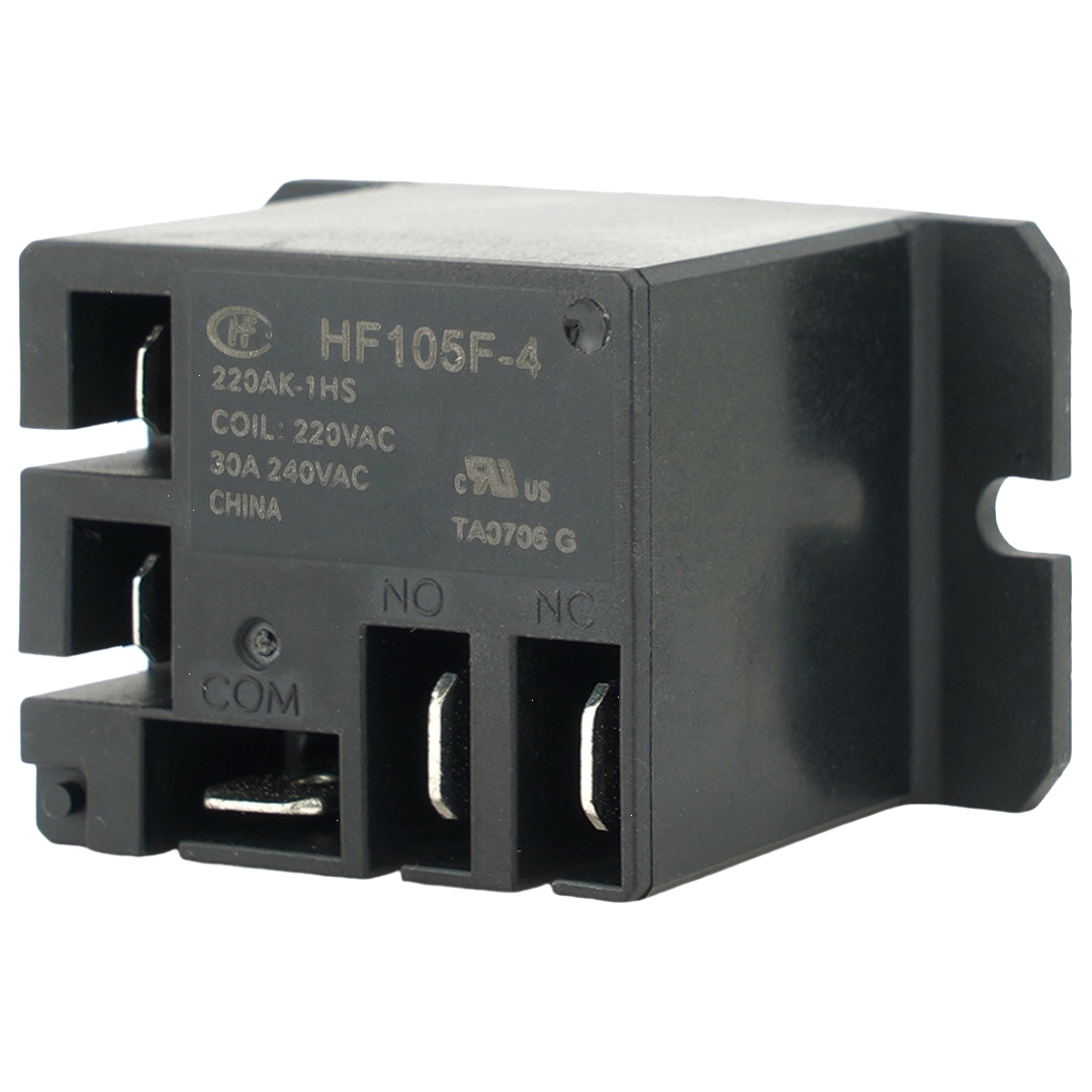HONGFA HF105F-4 220AK-1HS Power Relay Coil 220VAC 30A 240VAC