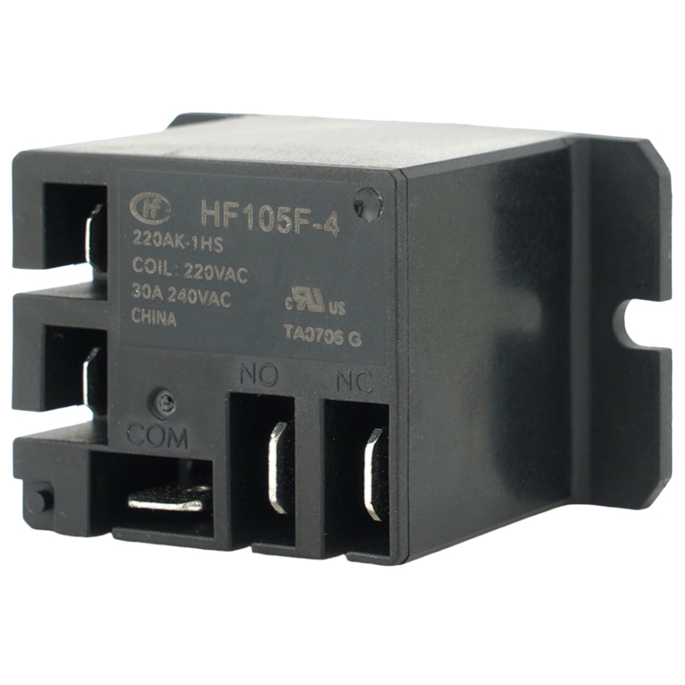 HONGFA HF105F-4 220AK-1HS Power Relay Coil 220VAC 30A 240VAC
