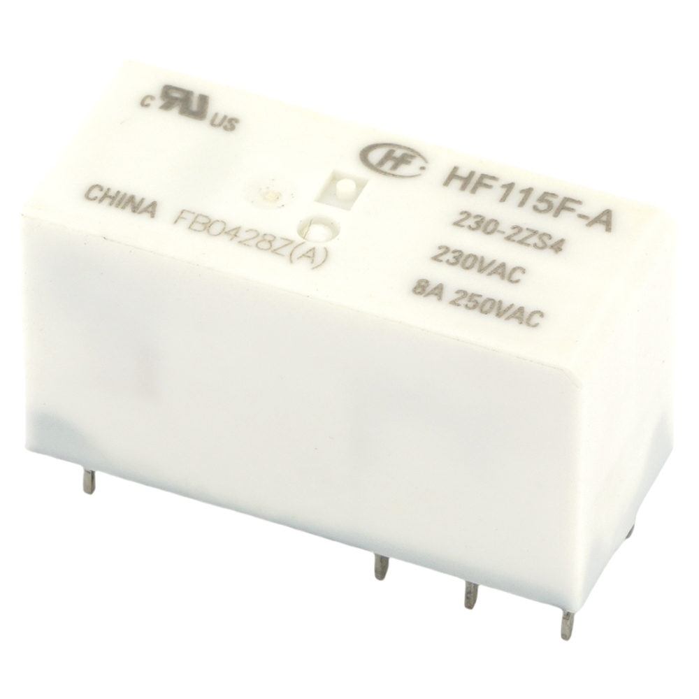 HongFa HF115F-A 230-2ZS4 Power Relay 230VAC 8A 250VAC 8Pins