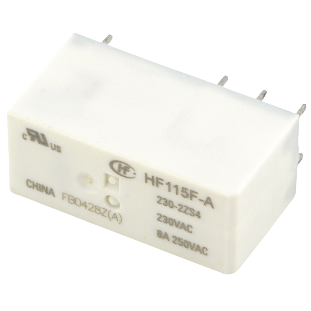 HongFa HF115F-A 230-2ZS4 Power Relay 230VAC 8A 250VAC 8Pins