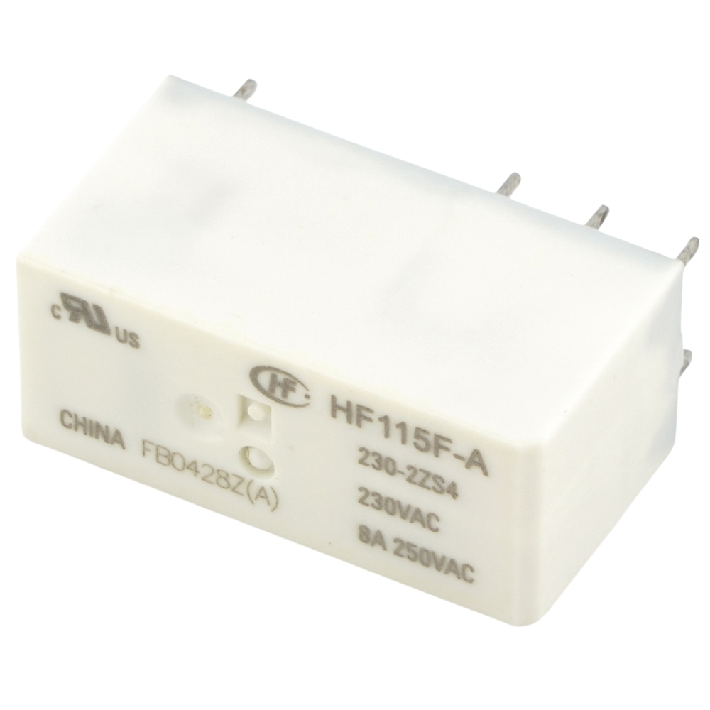 HongFa HF115F-A 230-2ZS4 Power Relay 230VAC 8A 250VAC 8Pins