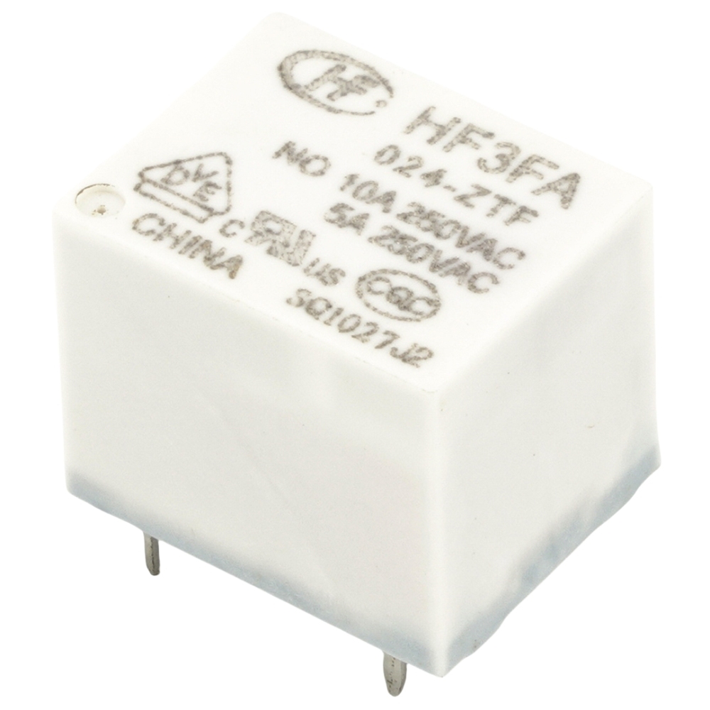 HONGFA HF3FA 024-ZTF Power Relay 24VDC 10A/5A 250VAC 5Pins