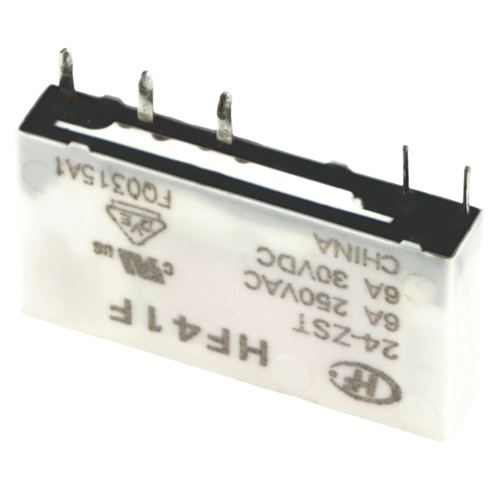 HONGFA HF41F 24-ZST Power Relay 24VDC Coil 6A 250VAC/30VDC 5Pins