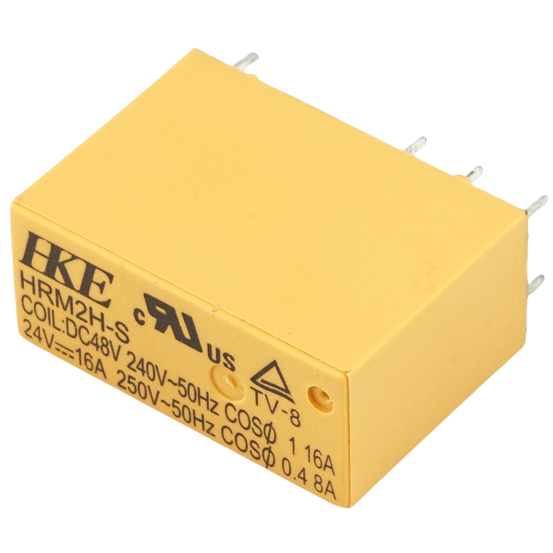 HKE HRM2H-S 48VDC Power Relay 16A 250VAC 8Pins DPDT PCB Mount