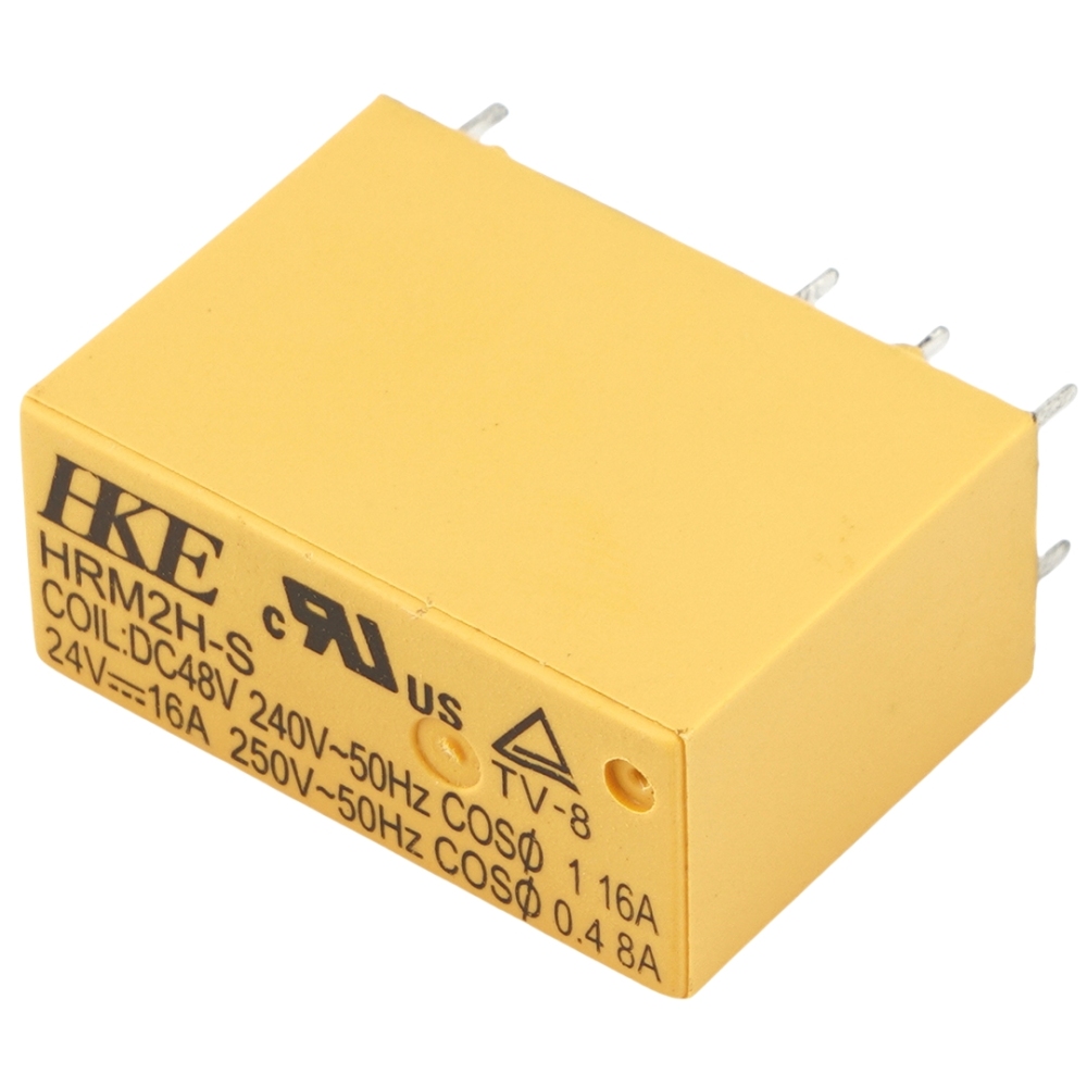 HKE HRM2H-S 48VDC Power Relay 16A 250VAC 8Pins DPDT PCB Mount