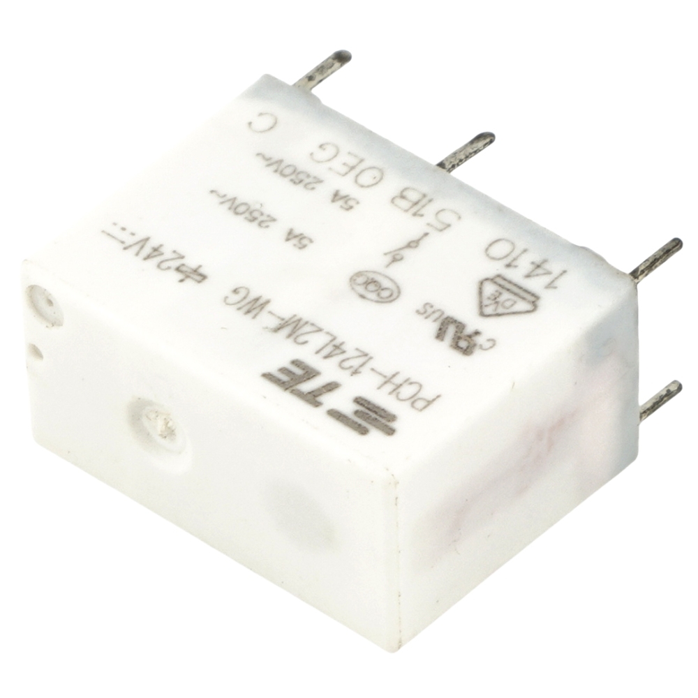 TE Connectivity PCH-124L2M-WG General Purpose Relay 24VDC Coil 5A 250VAC 4Pins