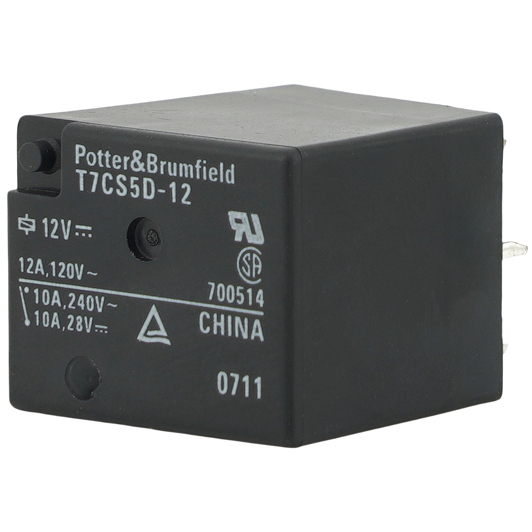 Potter & Brumfield T7CS5D-12 General Purpose Relay SPDT 12VDC Coil 12A 120VAC 5Pins
