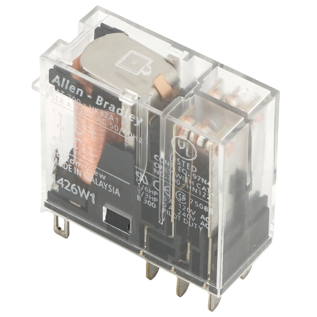Allen-Bradley CAT 700-HK32A1 Slim Line Relay 120VAC 50/60Hz Plug-in General Purpose Industrial Relay