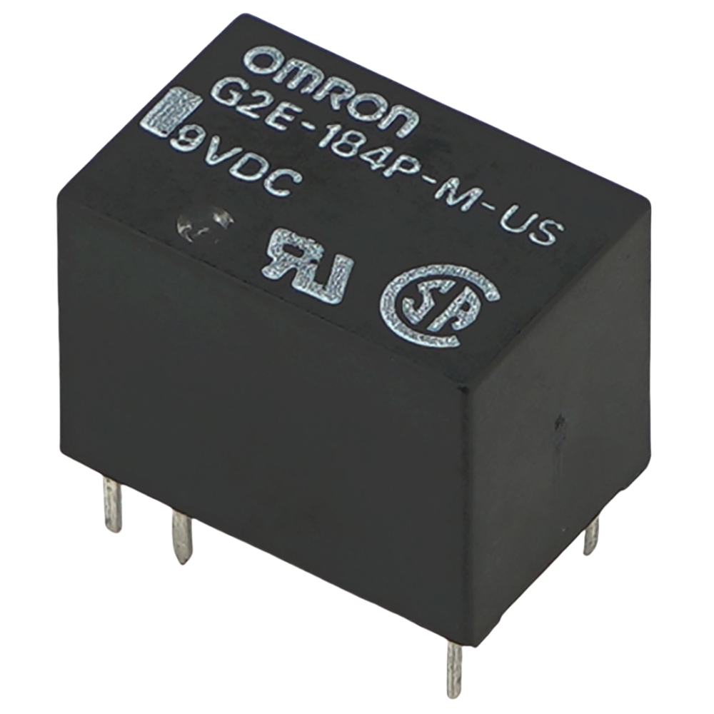 OMRON G2E-184P-M-US 9VDC Power Relay 6Pins