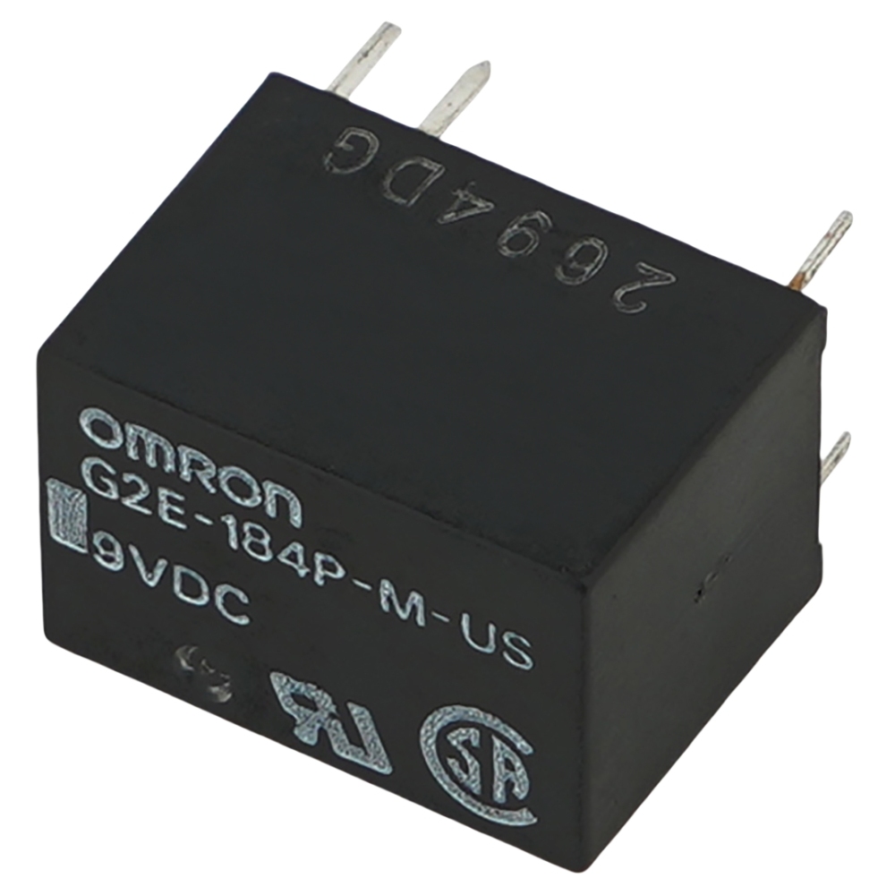 OMRON G2E-184P-M-US 9VDC Power Relay 6Pins