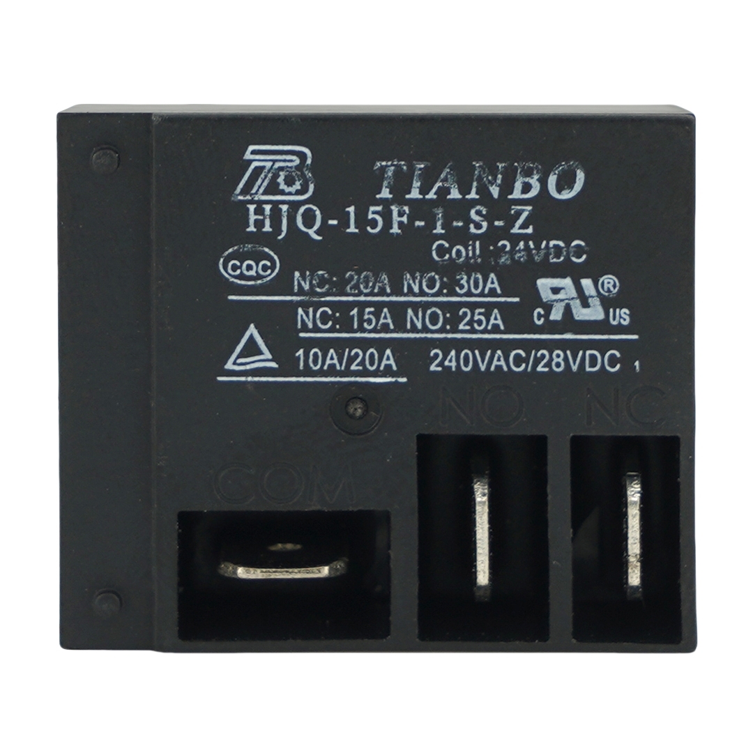 TIANBO HJQ-15F-1-S-Z 24VDC SPDT Power Relay 10A/20A 240VAC/28VDC 5Pins