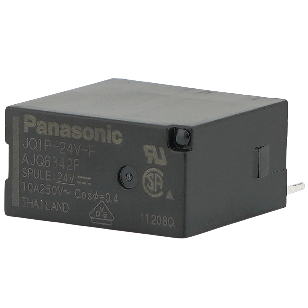 PANASONIC JQ1P-24V-F General Purpose Relay SPDT (1 Form C)10A 24VDC Coil Through Hole