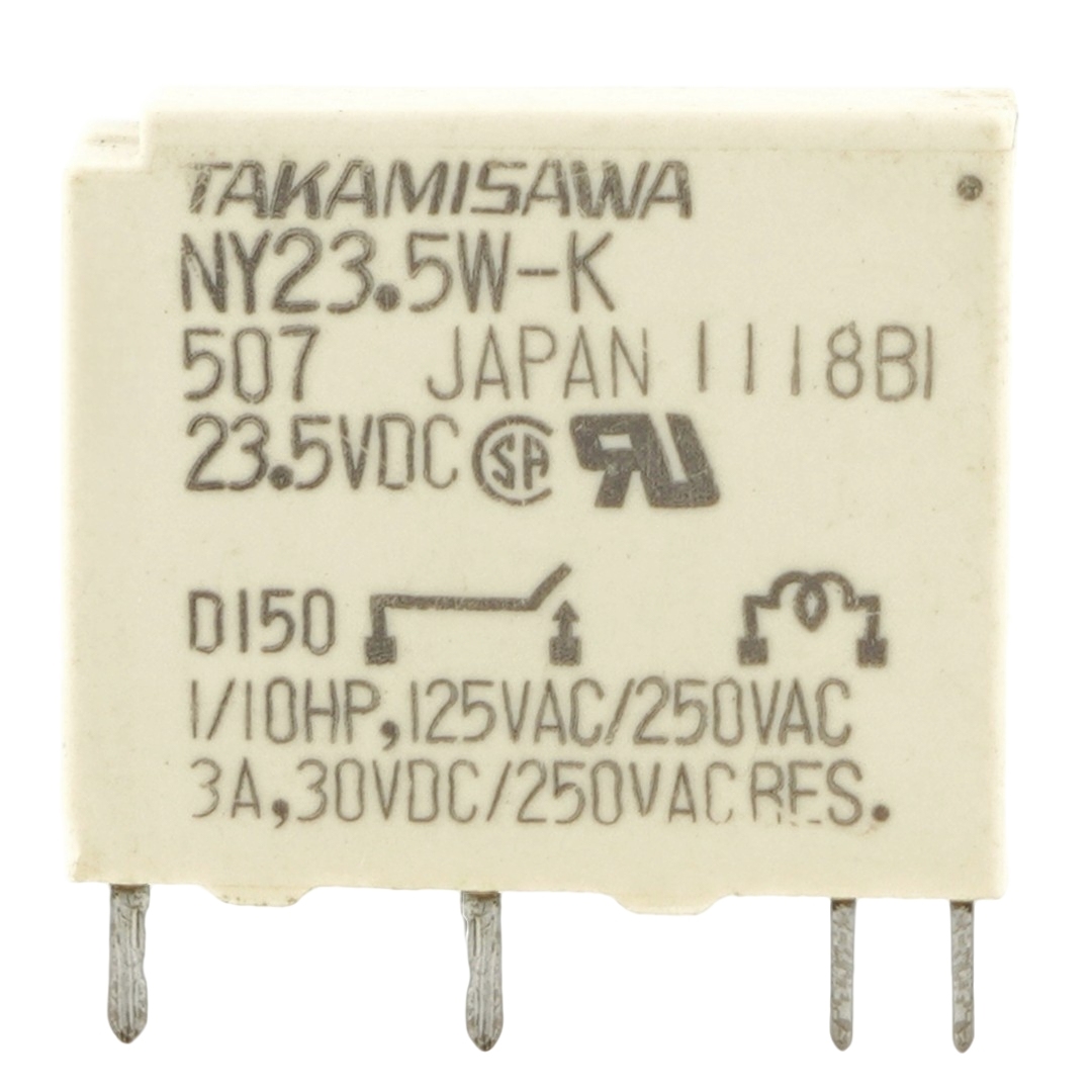 TAKAMISAWA NY23.5W-K Signal Relay 23.5VDC Coil 3A 250VAC 4Pins