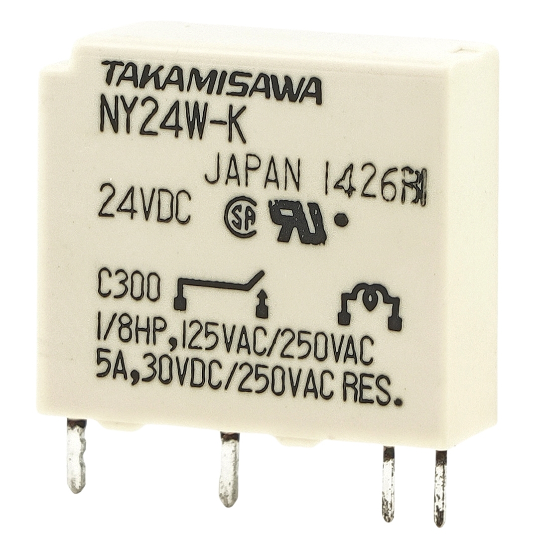 TAKAMISAWA NY24W-K Power Relay 24VDC Coil 5A 250VAC 4Pins
