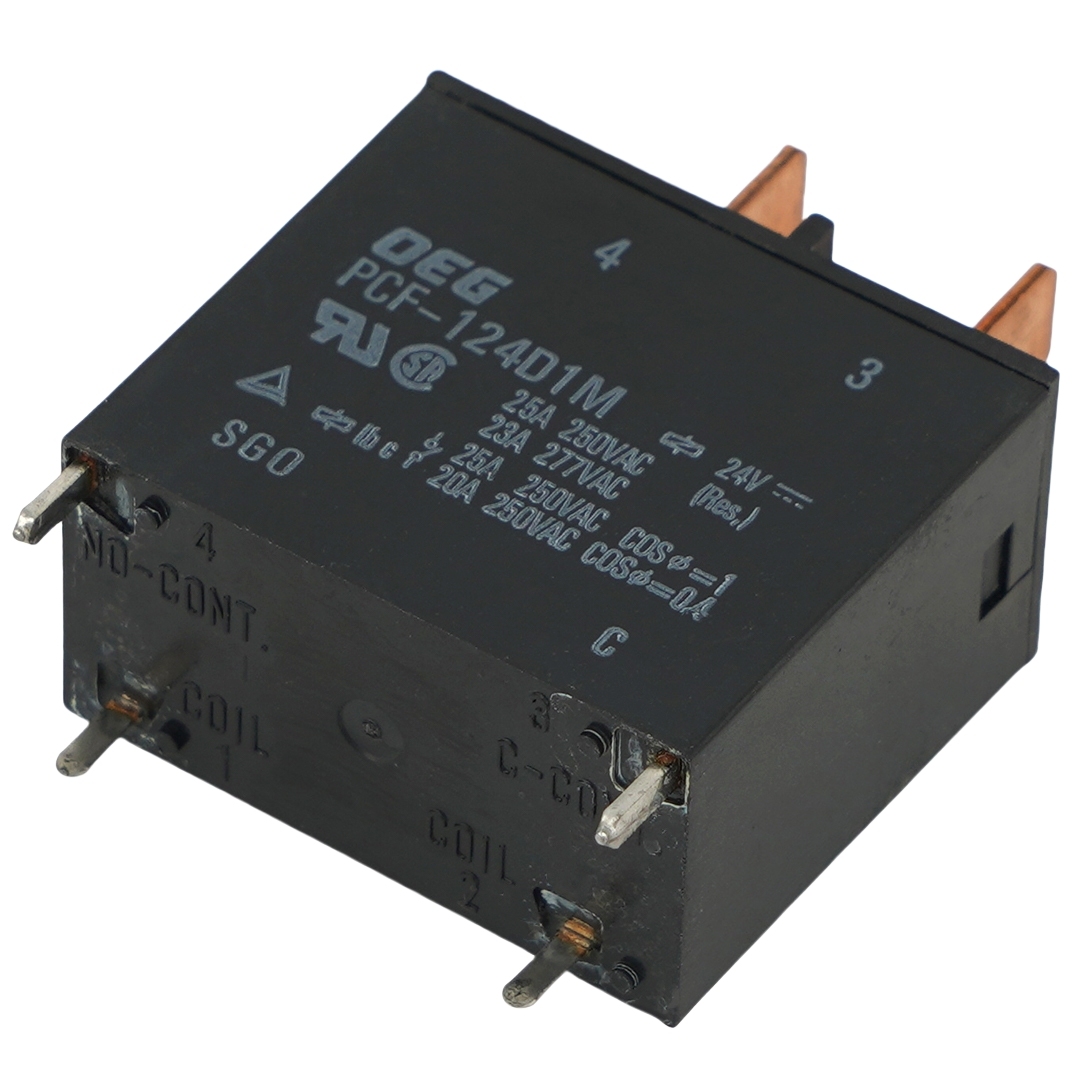 OEG PCF-124D1M General Purpose Relay  24VDC Coil Through Hole 25A 250VAC