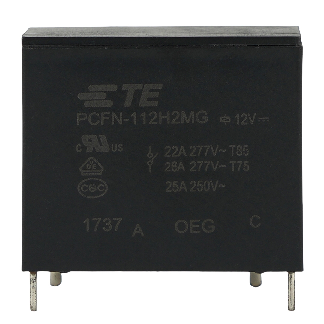 TE PCFN-112H2MG 12VDC Coil 22A 277VAC SPST-NO PCB Mount High Current Power Relay