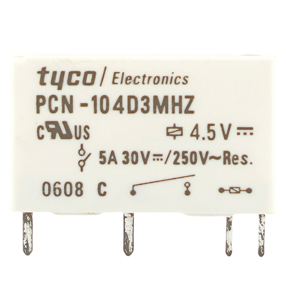 Tyco Electronics PCN-104D3MHZ General Purpose Relay SPST-NO (1 Form A) 5A 4.5VDC Coil Through Hole