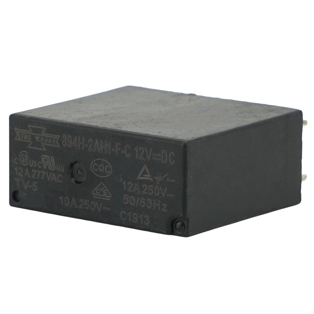 SONGCHUAN 894H-2AH1-F-C 12VDC Coil Power Relay 12A 250VAC 277VAC 6Pins