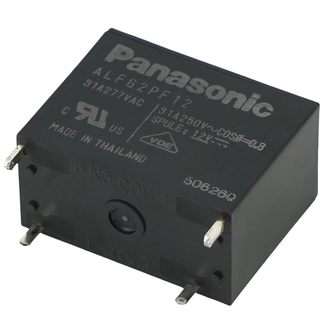 Panasonic ALFG2PF12 General Purpose Relay SPST-NO (1 Form A) 12VDC Coil Through Hole