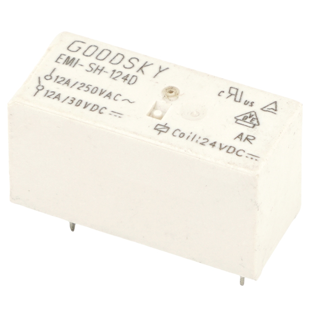 GOODSKY EMI-SH-124D 24VDC Coil Power Relay 12A 250VAC 30VDC 5Pins