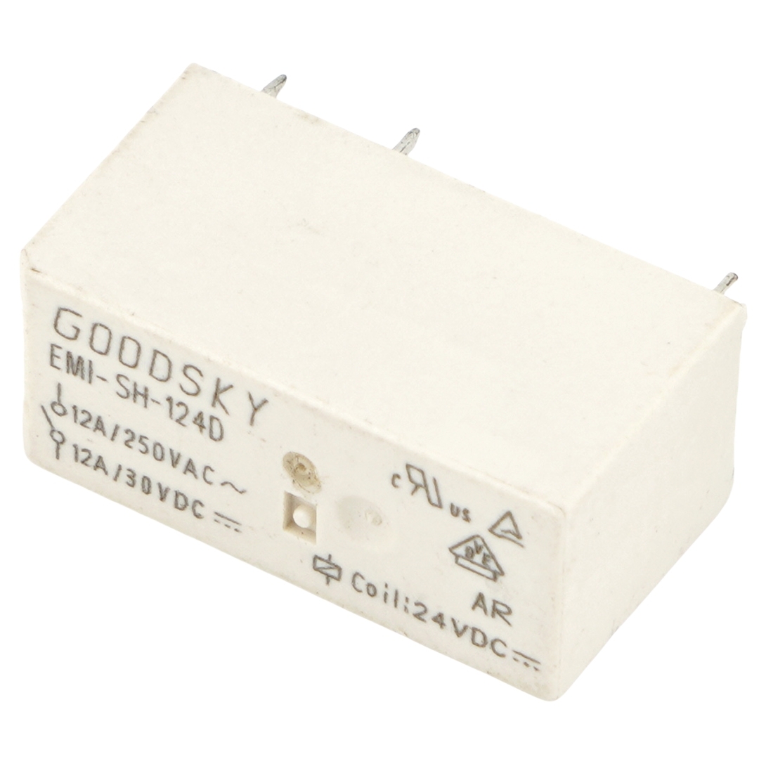 GOODSKY EMI-SH-124D 24VDC Coil Power Relay 12A 250VAC 30VDC 5Pins