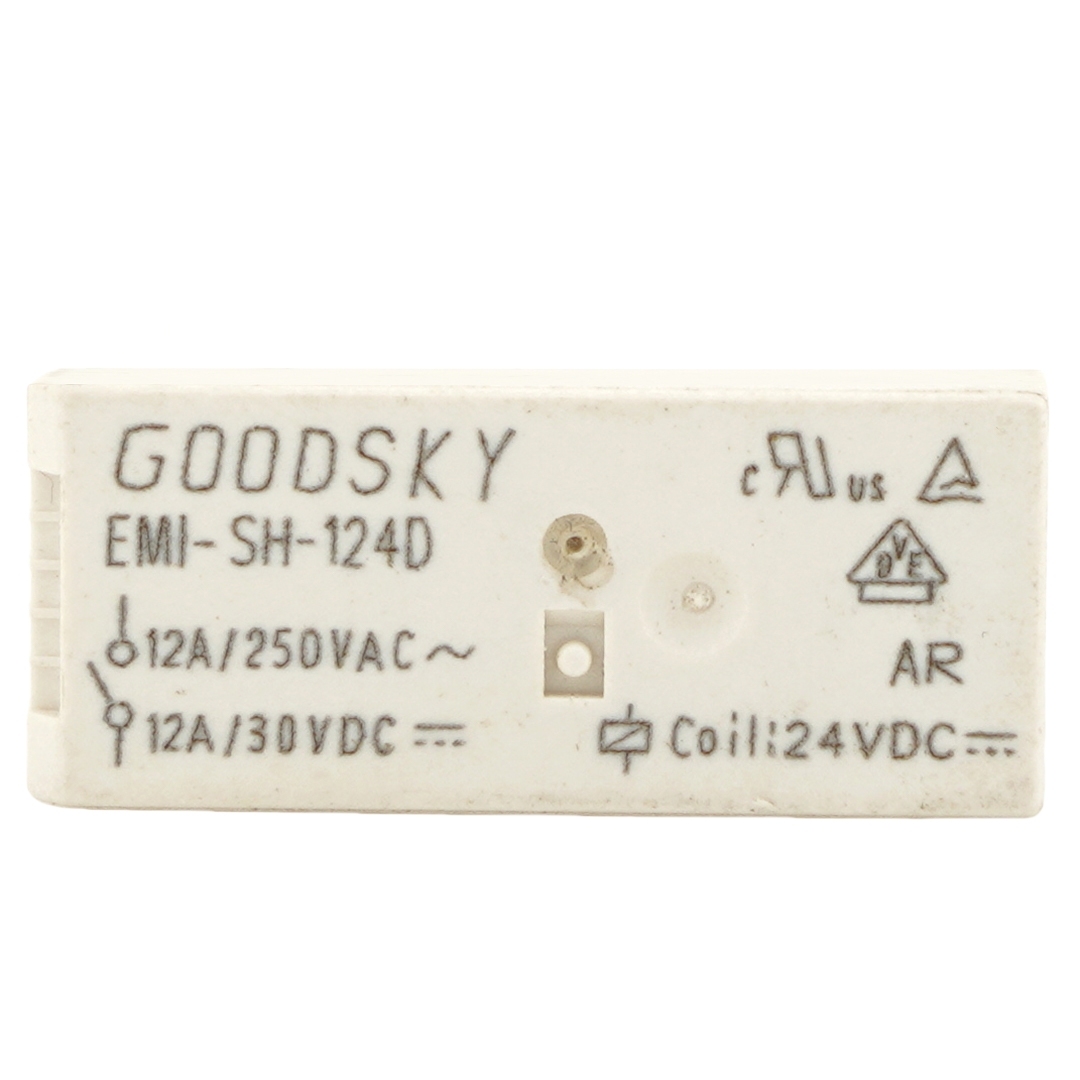 GOODSKY EMI-SH-124D 24VDC Coil Power Relay 12A 250VAC 30VDC 5Pins