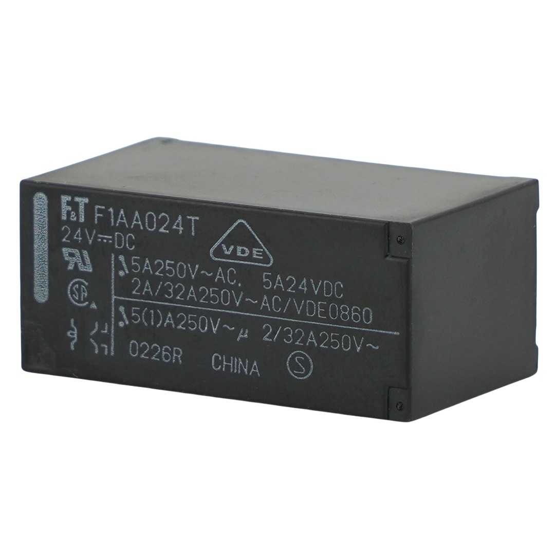 FUJITSU F1AA024T Power Relay 24VDC 5A 250VAC 6Pins