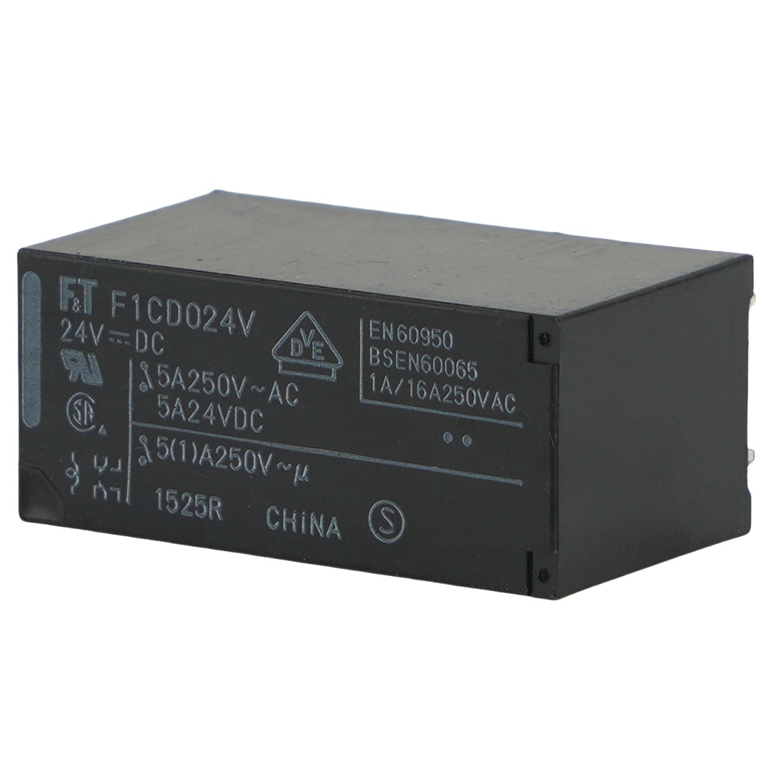 FUJITSU F1CD024V Power Relay 24VDC 5A 250VAC 8Pins
