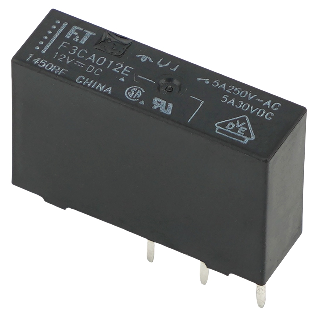 FUJITSU F3CA012E Power Relay 12VDC 5A 250VAC 5Pins