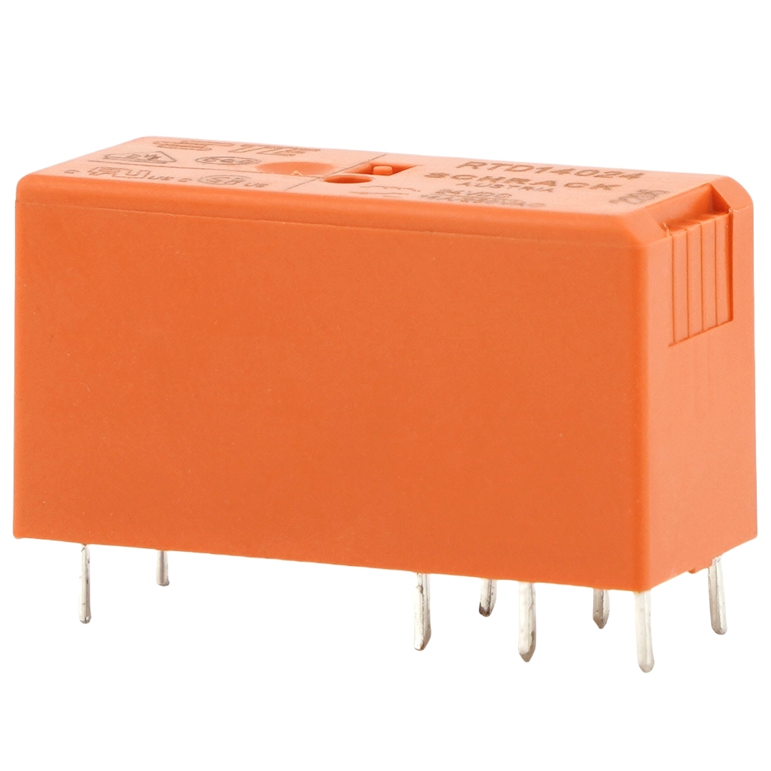 TE Connectivity RTD14024 General Purpose Relay SPDT (1 Form C) 24VDC Coil Through Hole