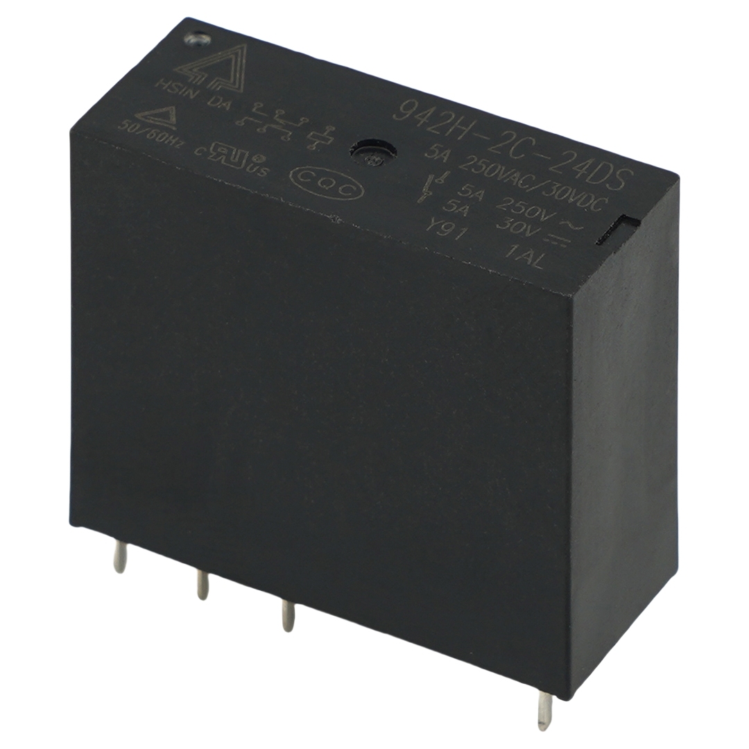 HSINDA 942H-2C-24DS Power Relay 5A 250VAC/30VDC 8Pins