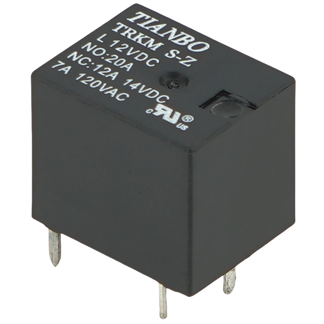 TIANBO TRKM S-Z L 12VDC SPDT Automotive Power Relay 7A 120VAC 5Pins
