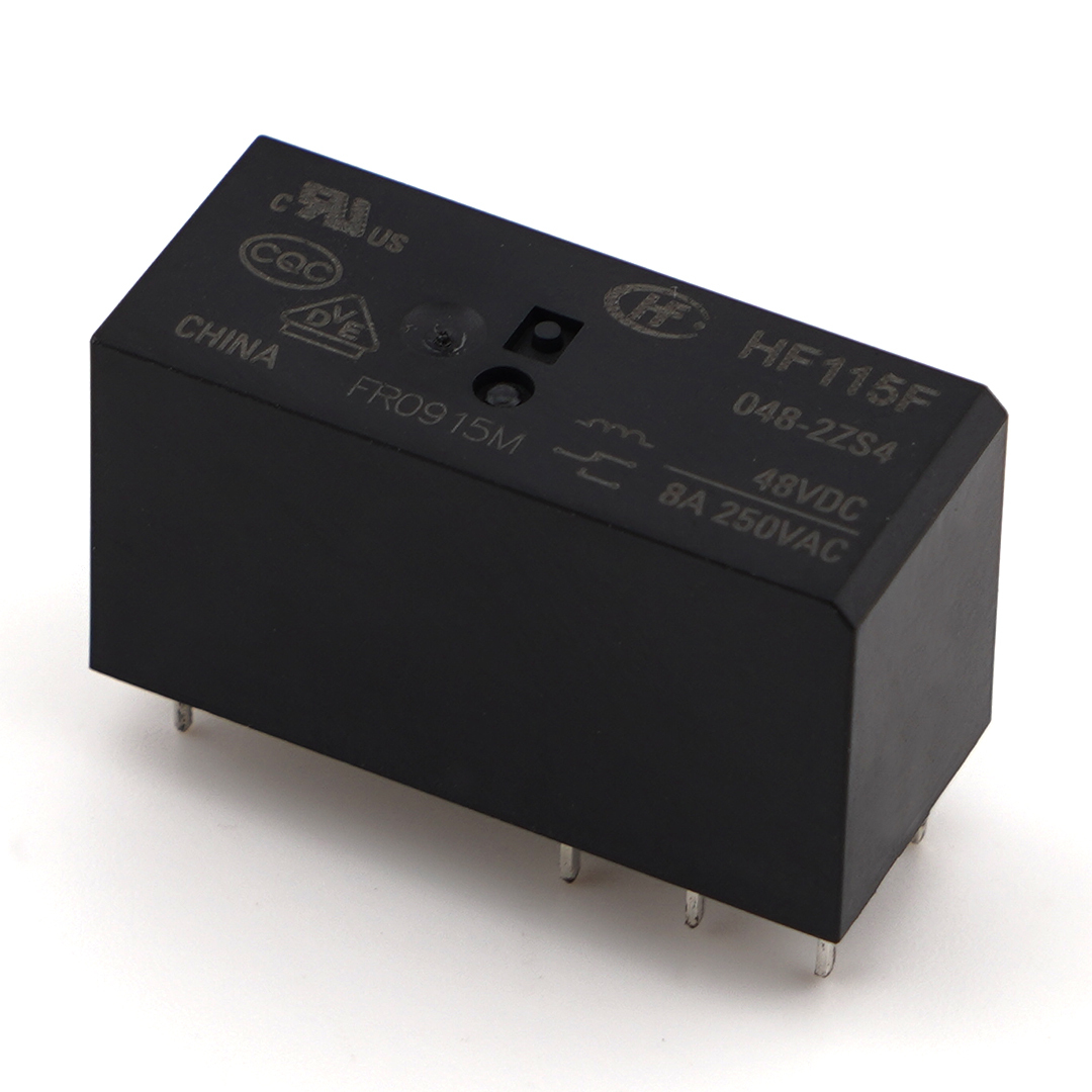 HONGFA HF115F-048-2ZS4 Power Relay 48VDC 8Pin 8A 250VAC