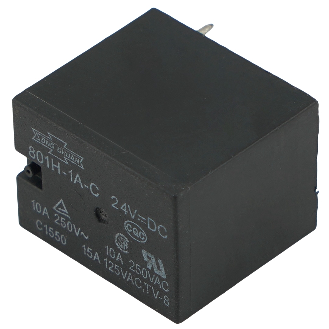 SONGCHUAN 801H-1A-C 24VDC General Purpose Relay 10A 250VAC 4Pins