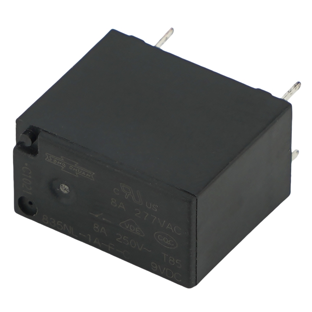 SONGCHUAN 835NL-1A-F-C 9VDC Power Relay 8A 277VAC 4Pins