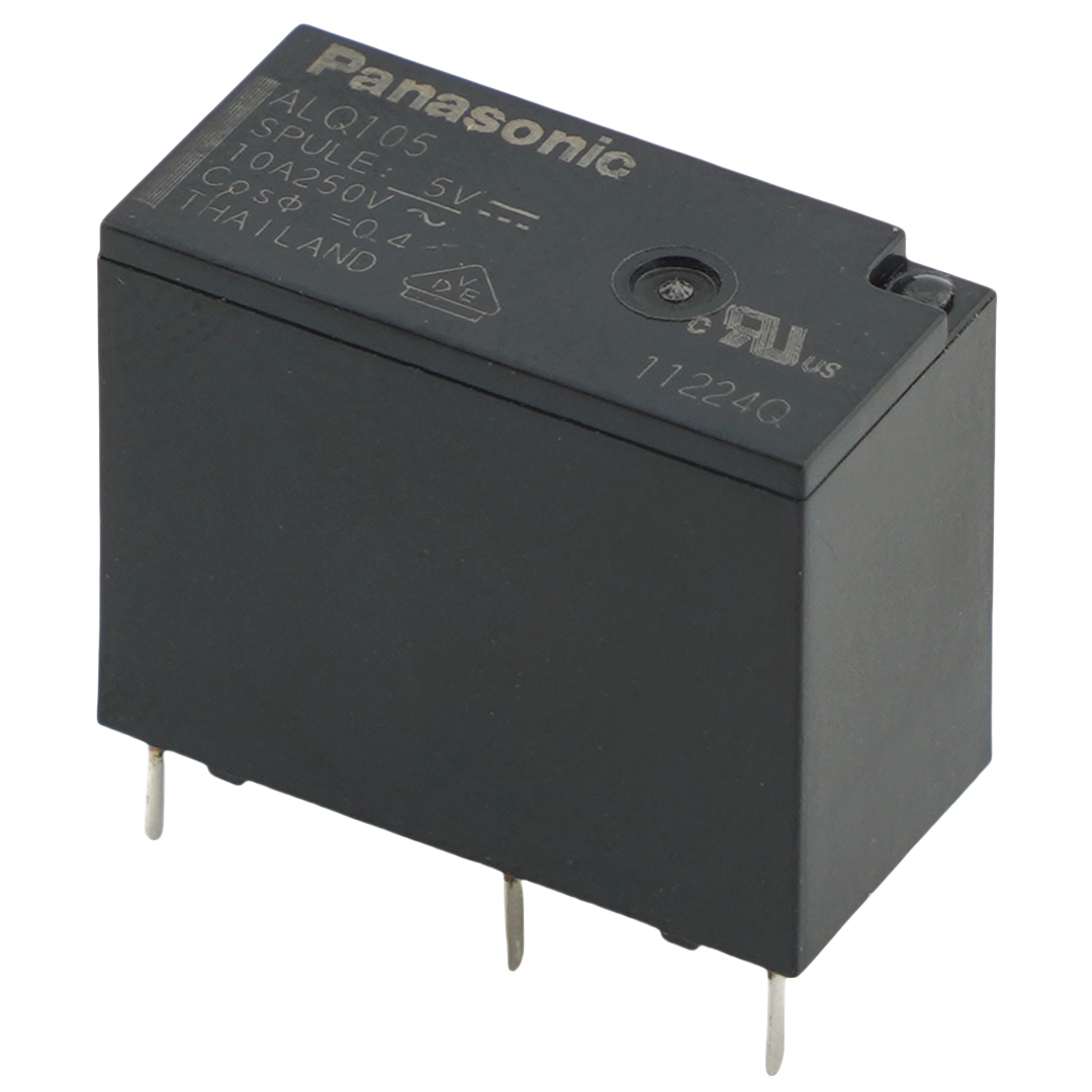 Panasonic ALQ105 General Purpose Relay SPDT (1 Form C) 5VDC Coil Through Hole