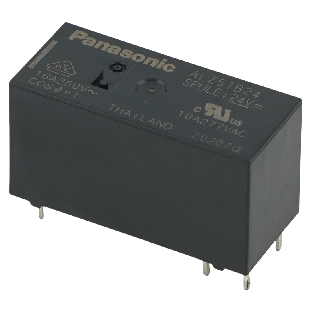 Panasonic ALZ51B24 General Purpose Relay SPST-NO (1 Form A) 24VDC Coil Through Hole