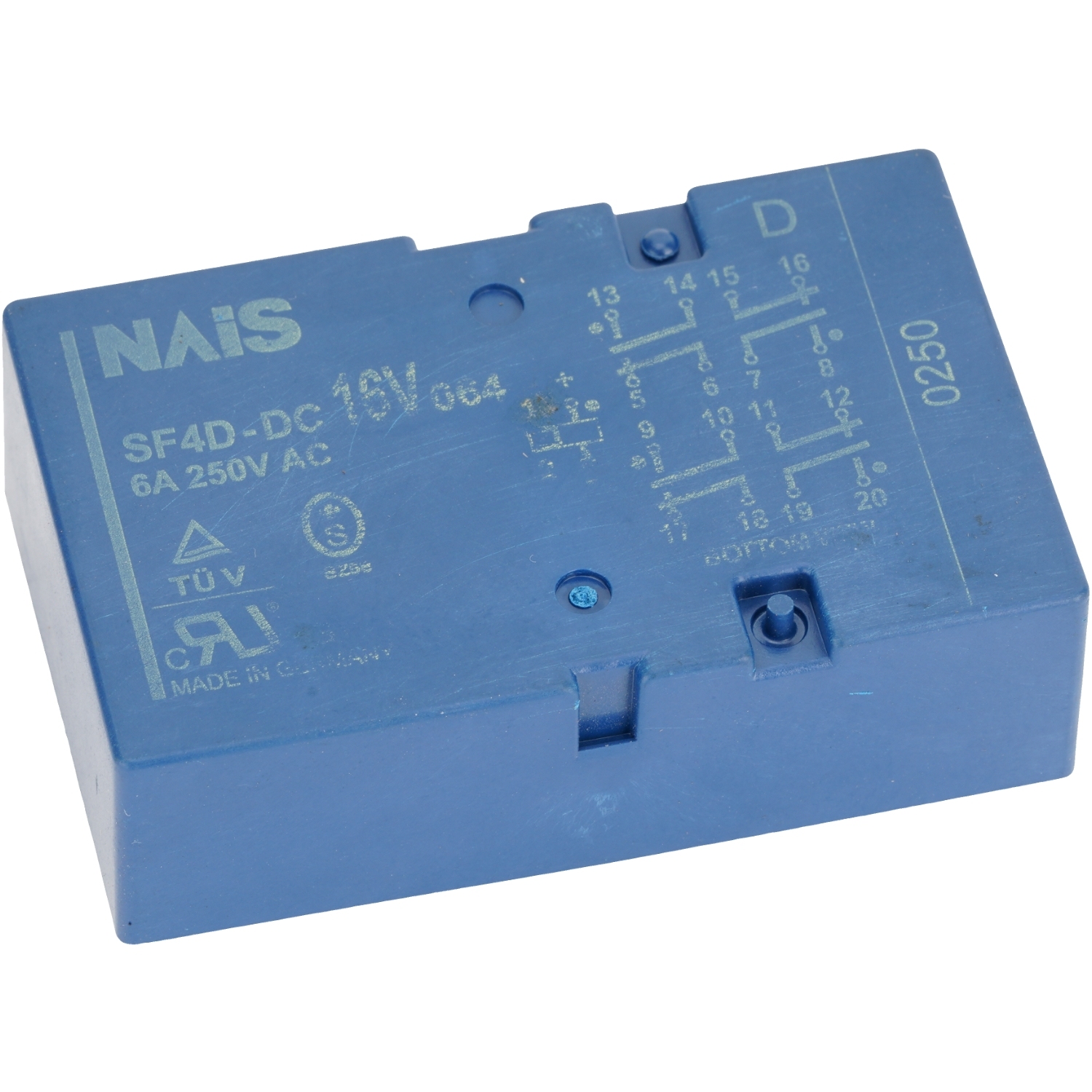 NAIS SF4D-DC16V Safety Relay 18Pin 6A 250VAC [USED]