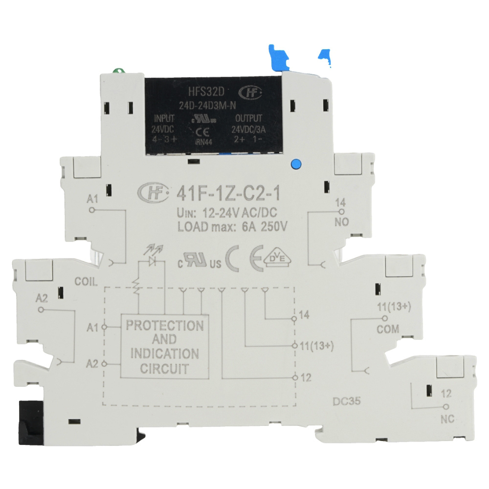 HONGFA HFS32D 24D-24D3M-N+41F-1Z-C2-1 Solid State Relays 24VDC 3A