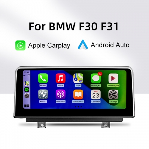 Apple CarPlay SANS fil et Android auto pour BMW Series3 4 F30 F31 F34 F32 F33 F36 F80 Ecran Tactile Autoradio Multimédia Navigation