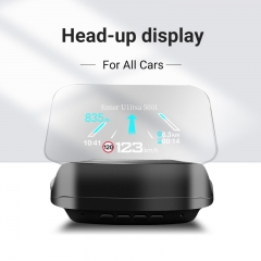 Heads-up-Display T300 Auto-HUD-Projektor-Tachometer für Autonavigation OBD Suspended Virtual Display