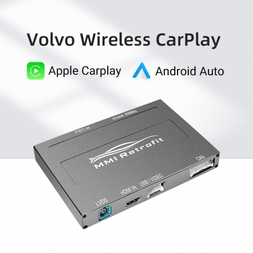 Wireless CarPlay Android Auto MMI Prime Retrofit for 2014-2019 Volvo V60/S60/XC60/V40 Airplay Upgrade Interface Box