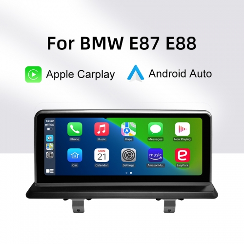 BMWシリーズ1E87 E88 E81 E82CICヘッドユニット用10.25 "ワイヤレスAppleCarPlayAndroidオートカーマルチメディア